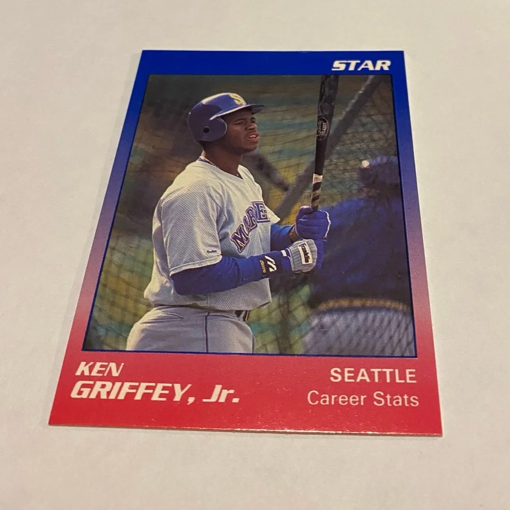 KenGriffey Jr Rare Find!! 1990 the Star Baseball Card #1 of 6 Vintage